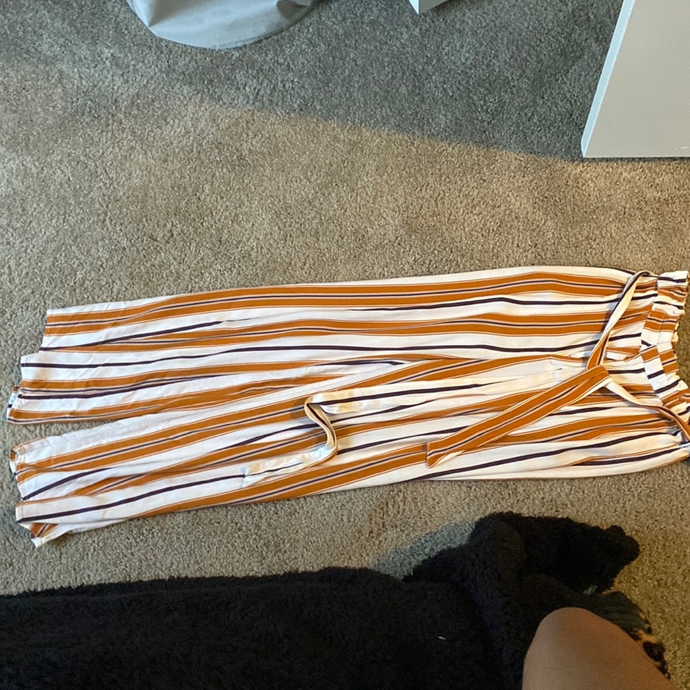 Forever 21 wide leg striped pant